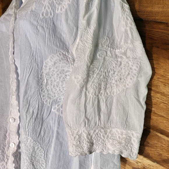 Spiaggia Dolce white embroidered shirt. - Picture 2 of 7